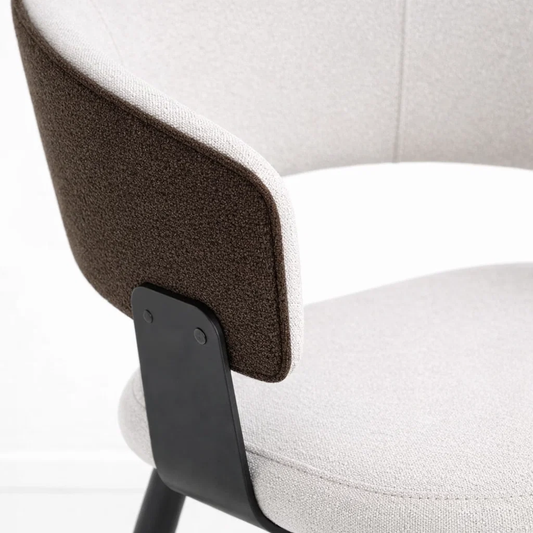 Silla KLOPS Velvet - Blanca