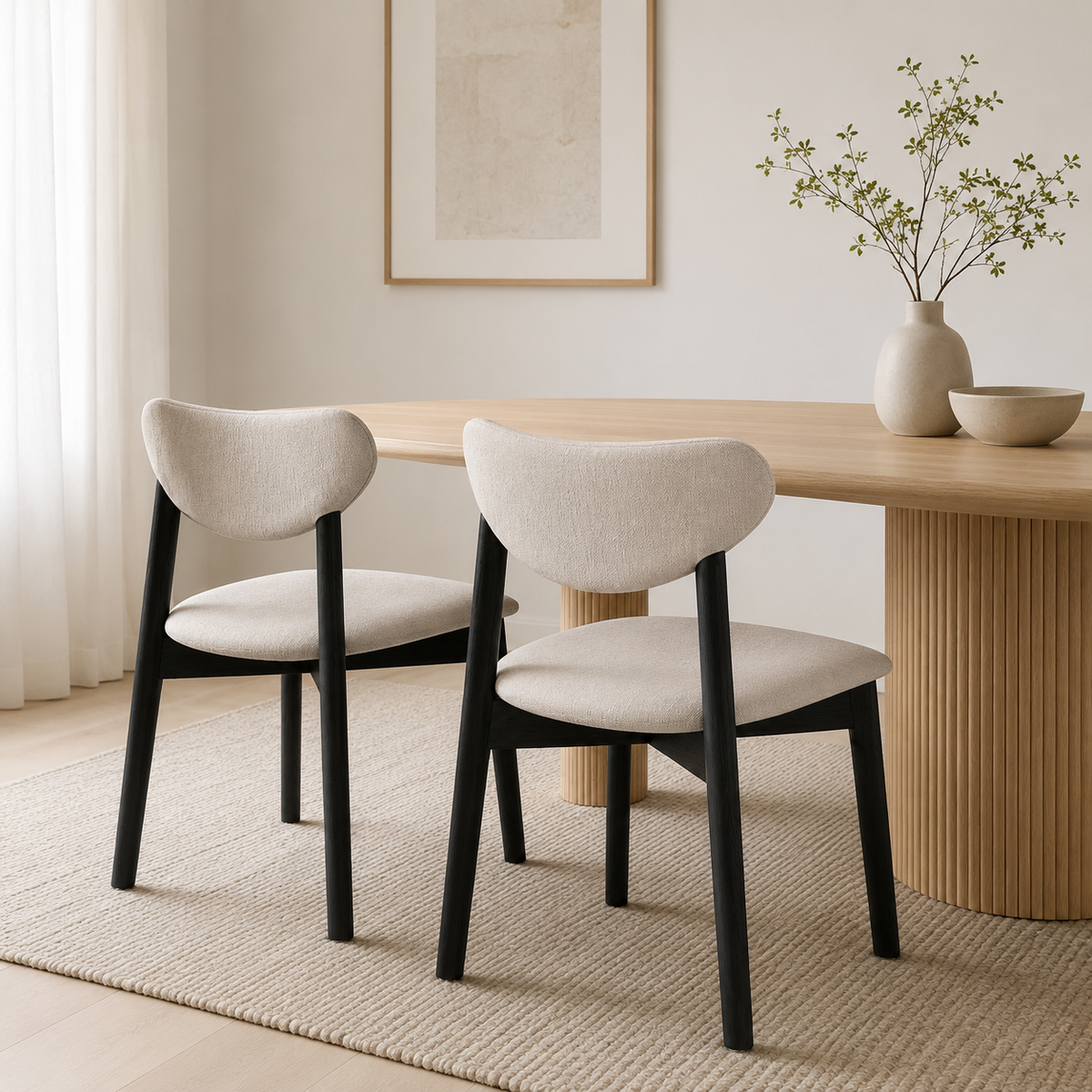 Pack de 2 Sillas de Comedor Teng