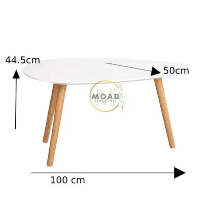Mesa de Centro Elipse Madera