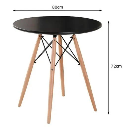 Juego de Comedor Eames Round 80cm 4P