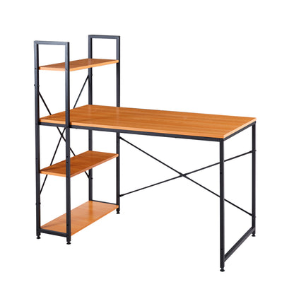 Escritorio Industrial Home Office con Repisas Oslo