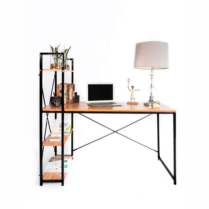 Escritorio Industrial Home Office con Repisas Oslo