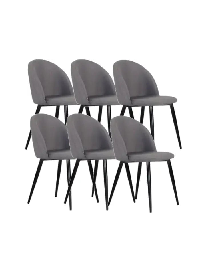 Silla Terciopelo Black Pack 6