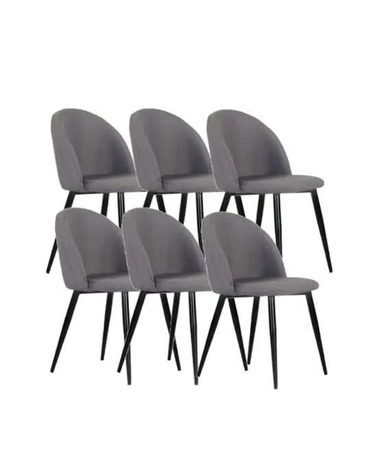 Silla Terciopelo Black Pack 6