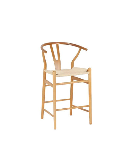 Taburete Wishbone Madera Natural