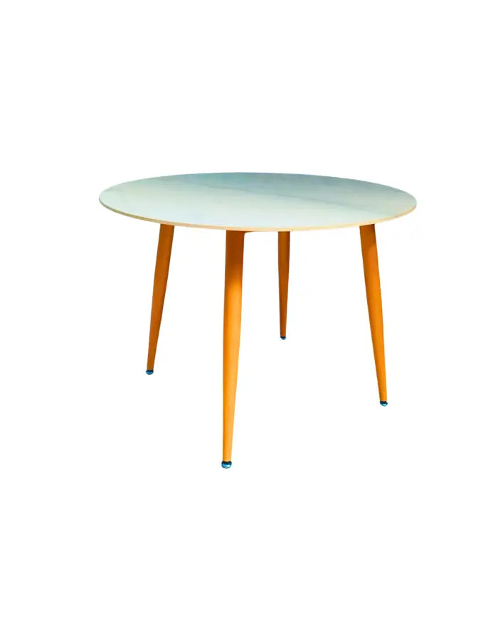 Mesa de Comedor Redonda de Cuarzo (Piedra Sinterizada) 80cm