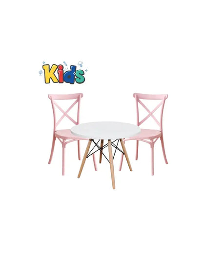 Set Mesa Kids 60cm + 2 Silla Danubio Kids