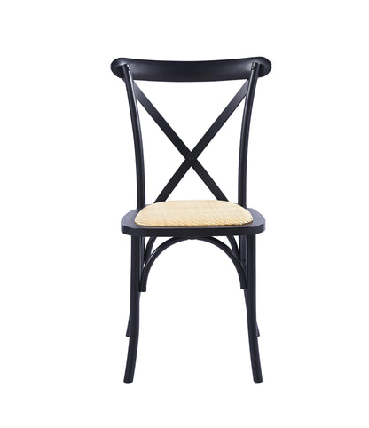 Silla Crossback Madera Rattan