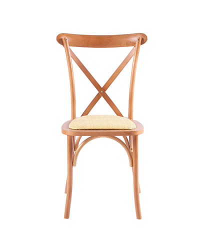 Silla Crossback Madera Rattan