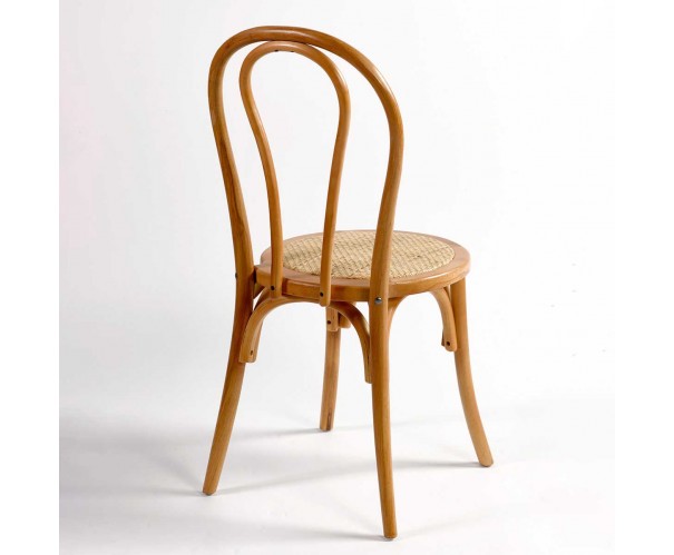 Silla Amelia Rattan - Madera Natural
