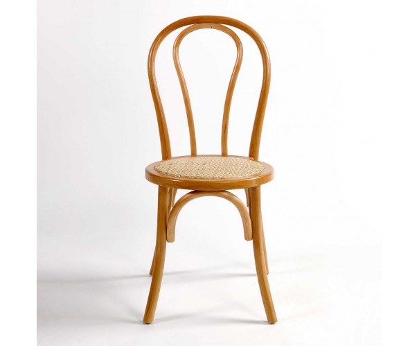 Silla Amelia Rattan - Madera Natural