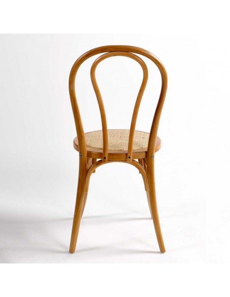 Silla Amelia Rattan - Madera Natural
