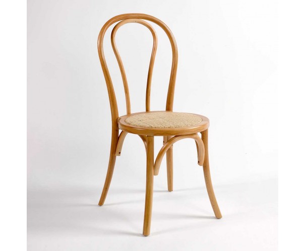 Silla Amelia Rattan - Madera Natural