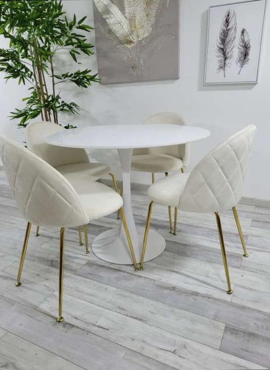 x4 Pack Silla Premium Gold