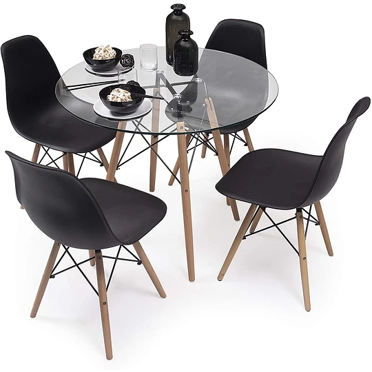 Comedor Eames Round 4P