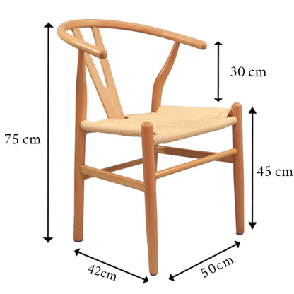 Comedor Tulip Wishbone Madera