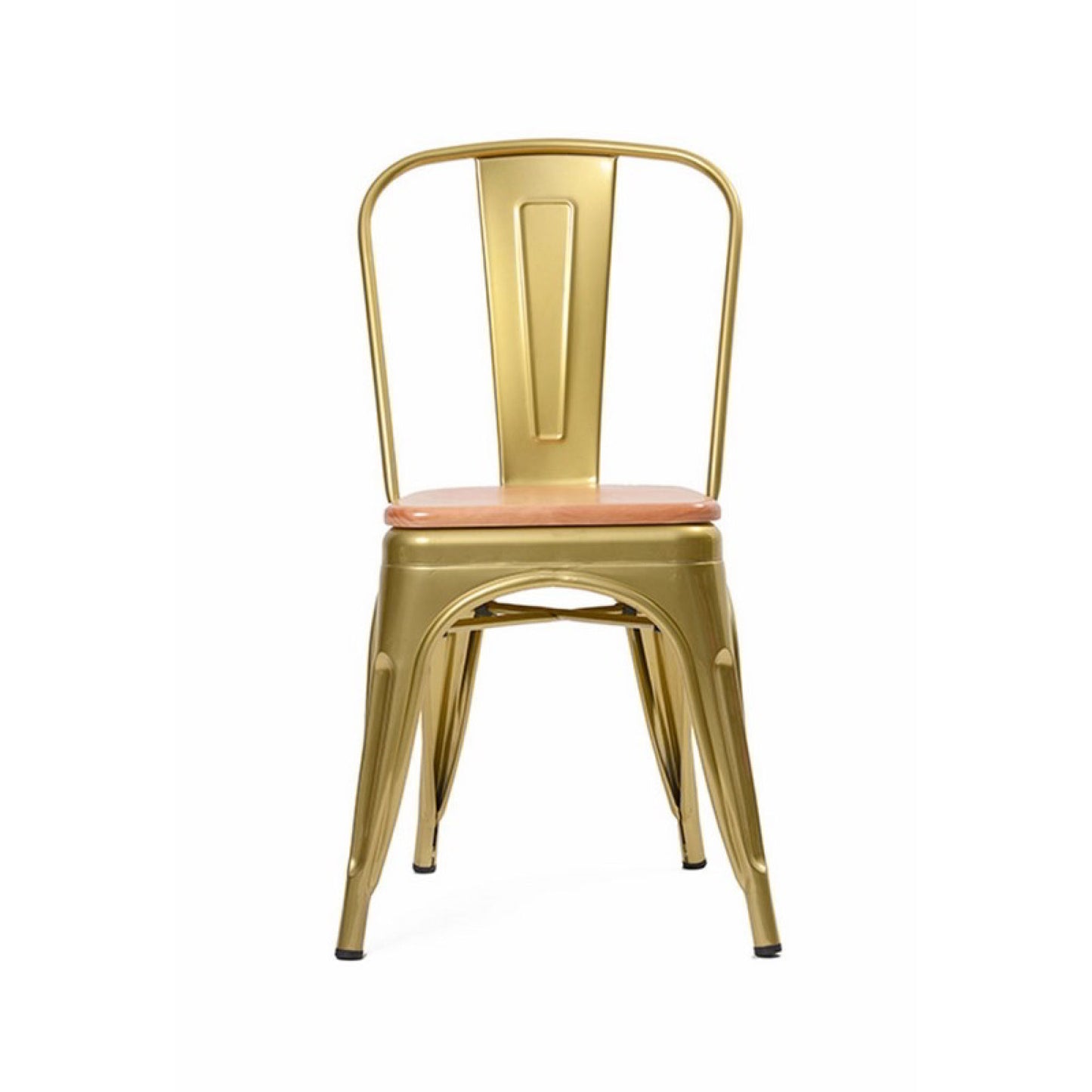Comedor Redondo 4P Madera y Hierro